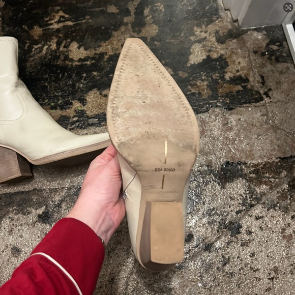 Dolce Vita Boyd Booties in Ivory - Picture 8 of 9